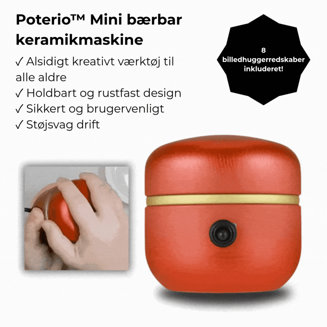 Poterio™ | Mini bærbar keramikmaskine