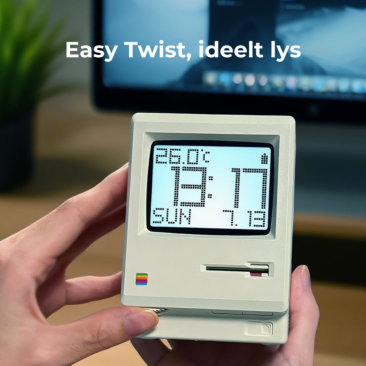 Retro Maclock Mini Mac Ur