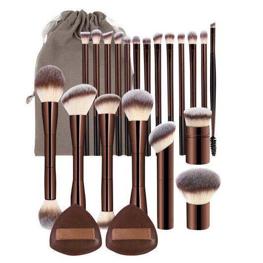 20-delt makeupbørstesæt