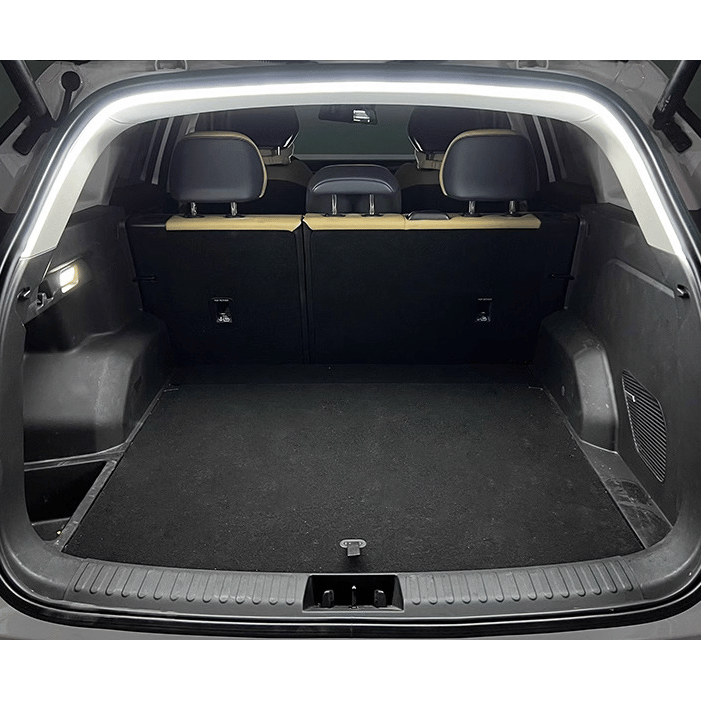 Dynamisk flydende bagagerumsbelysningsstrip