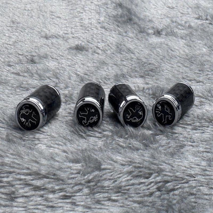 Ventilhætter i kulfiber til dæk – lækagesikkert hjulbeskyttelsessæt