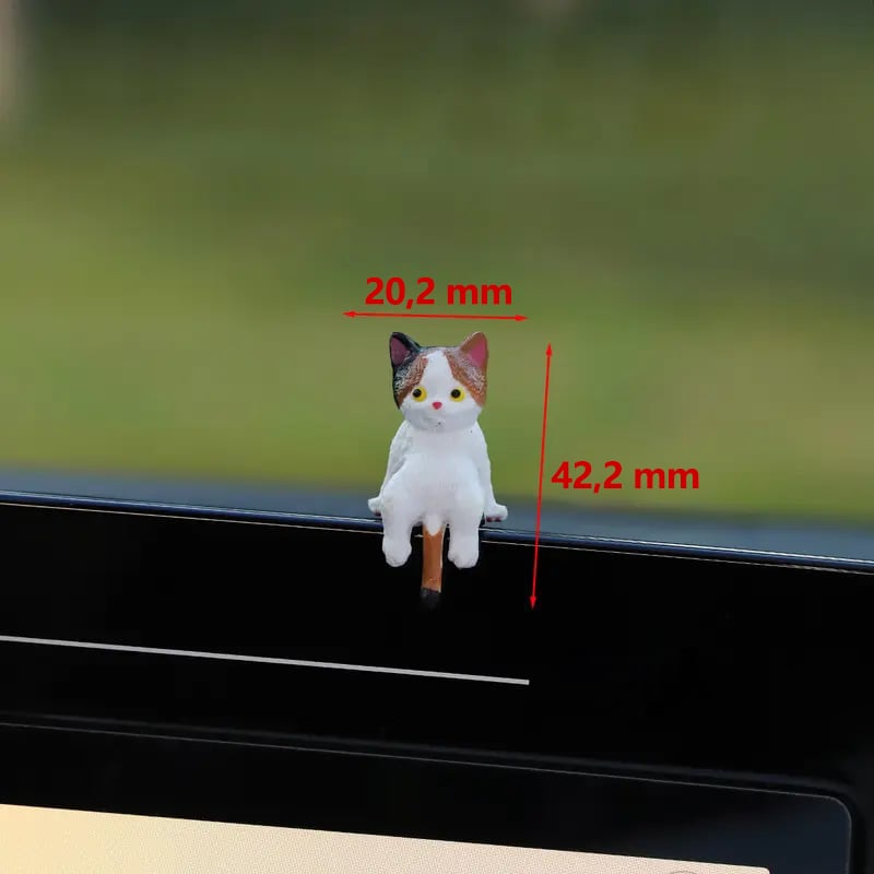 Håndmalede små kattefigurer til dit skrivebord 😺
