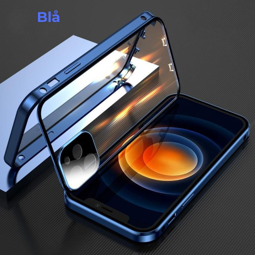 Dobbelt-sidet iPhone-etui med spænde