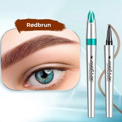 Vandtæt 3D-øjenbrynsstift med 4 spidser til microblading