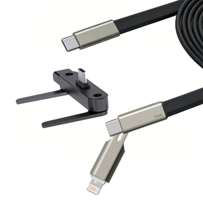 240 W hurtigopladerkabel med 360° roterbar holder