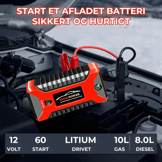 Bilbatteri jumpstarter powerbank