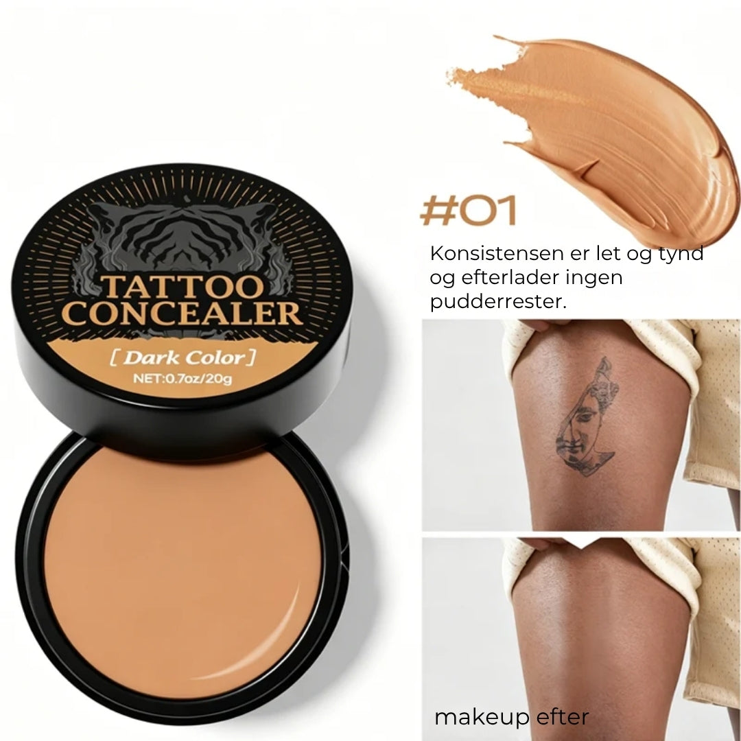 Vandfast concealer til ar og tatoveringer