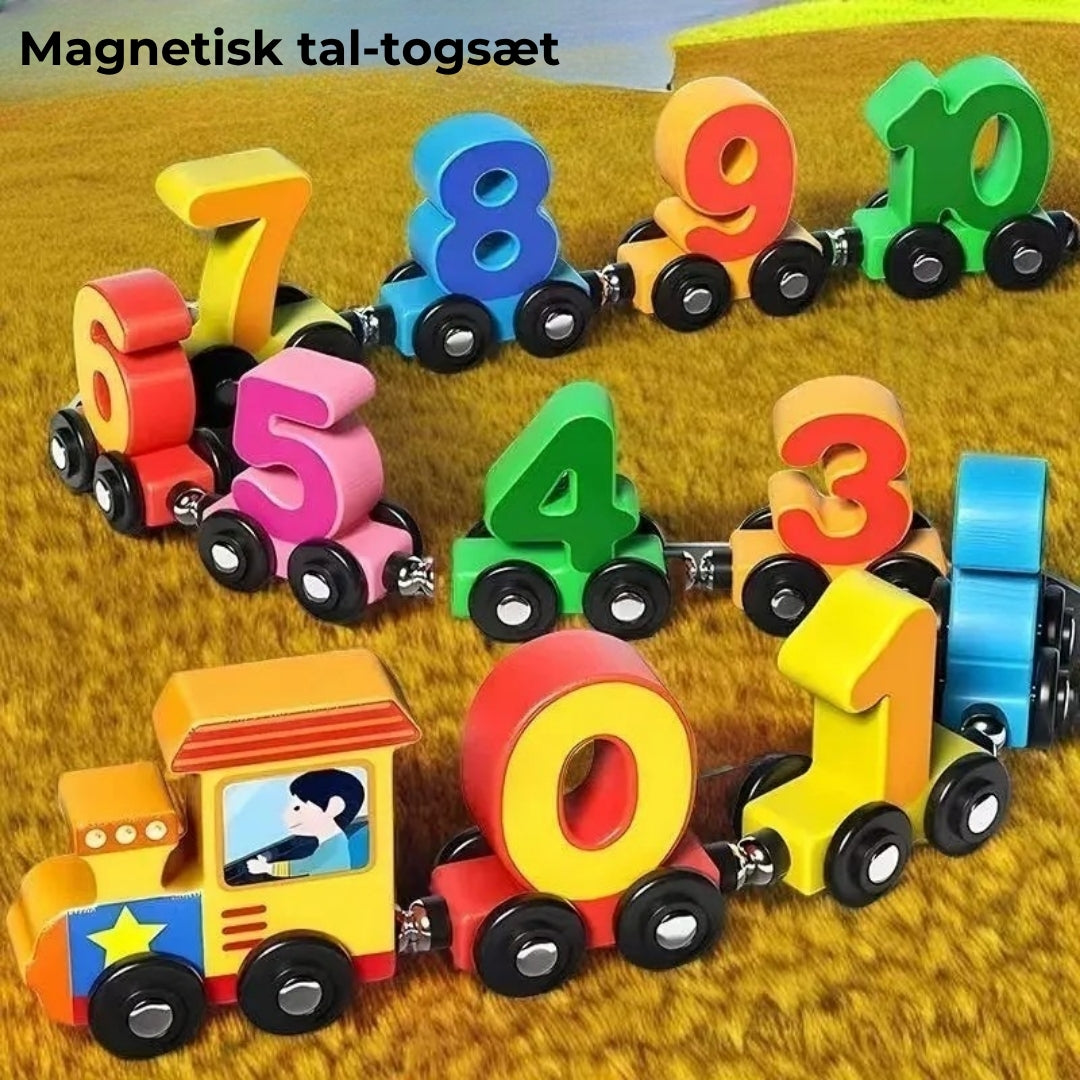 Magnetisk talsæt med tog