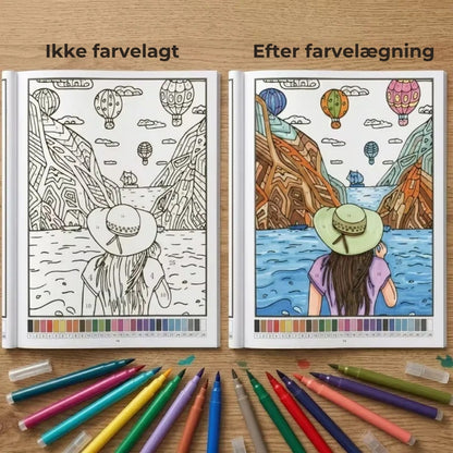Malebog efter tal – malebog for voksne