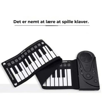 Oprulleligt, bærbart klaver