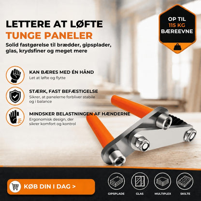 Ergonomisk pladebærer – 2 stk.
