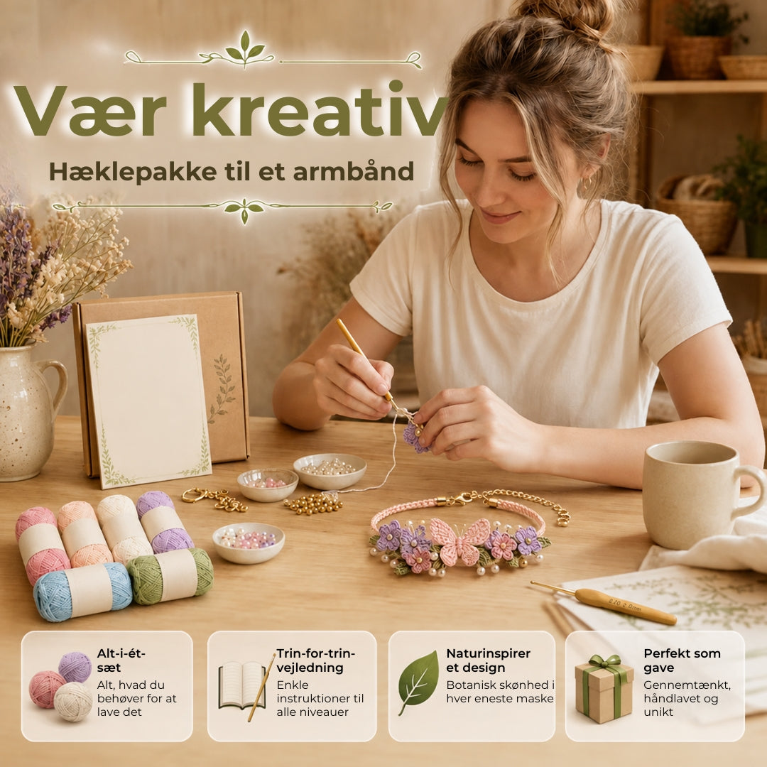 DIY-armbåndshæklingssæt
