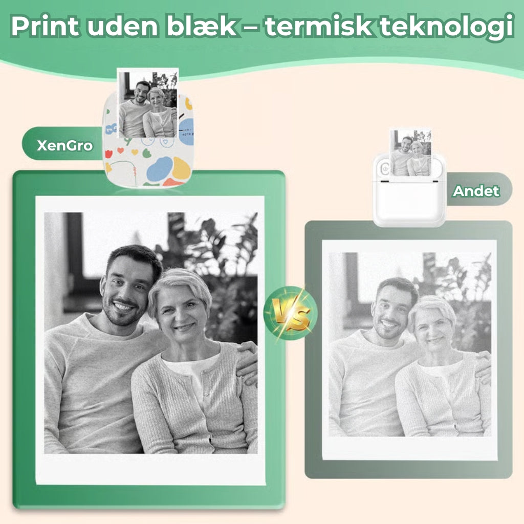 XenGro Mini - bærbar klistermærkeprinter