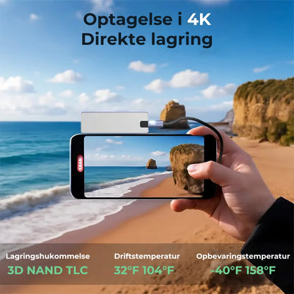 Ekstern højhastighedsopbevaring via USB 3.0