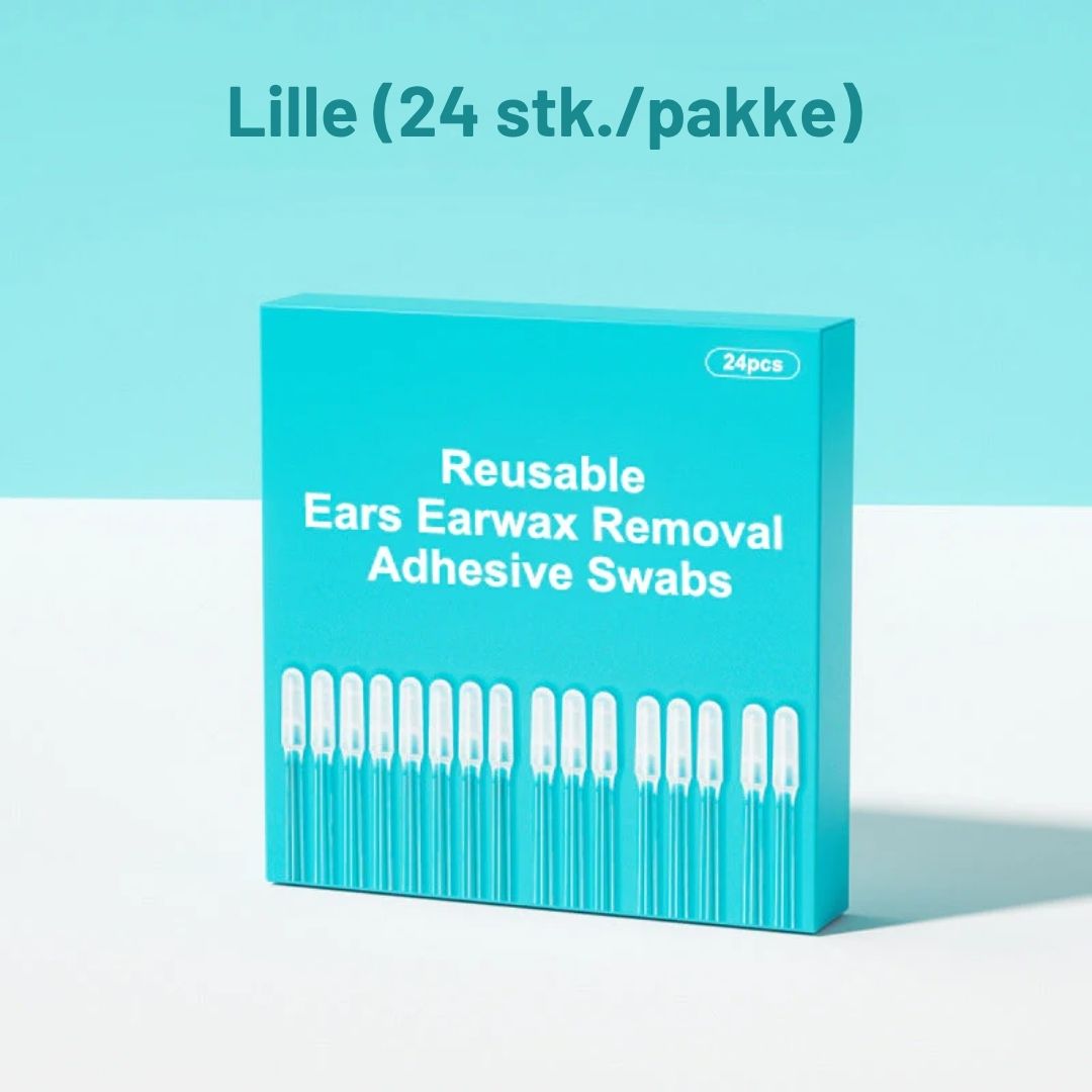 Genanvendelige ørevoks-stikpinde (24 stk.)