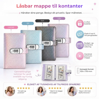 Sparebog med kodelås
