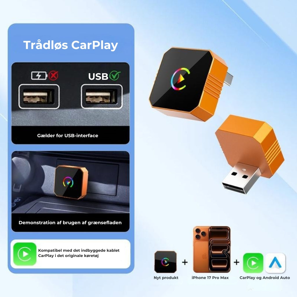 Trådløs Carplay-adapter V4