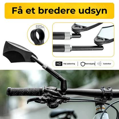 360° roterbart bakspejl til cykler