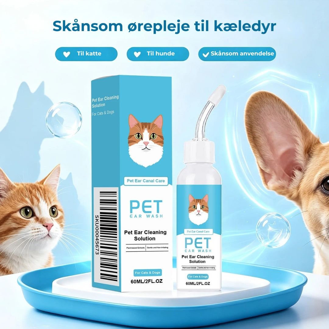 Ørerens til hunde og katte, 60 ml