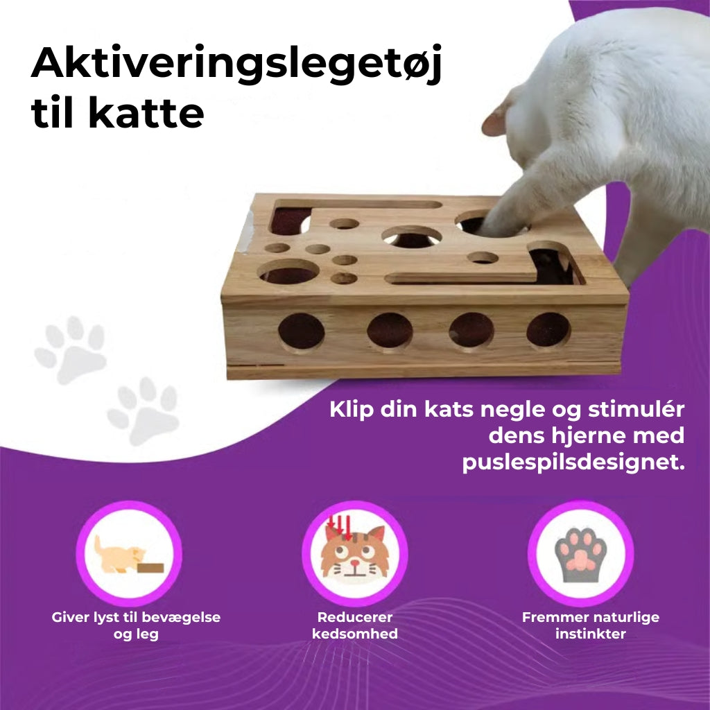 😻 Kattekradse- og pusleboks