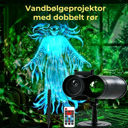 Halloween-projektorlys – 10 unikke HD-projektionsmønstre