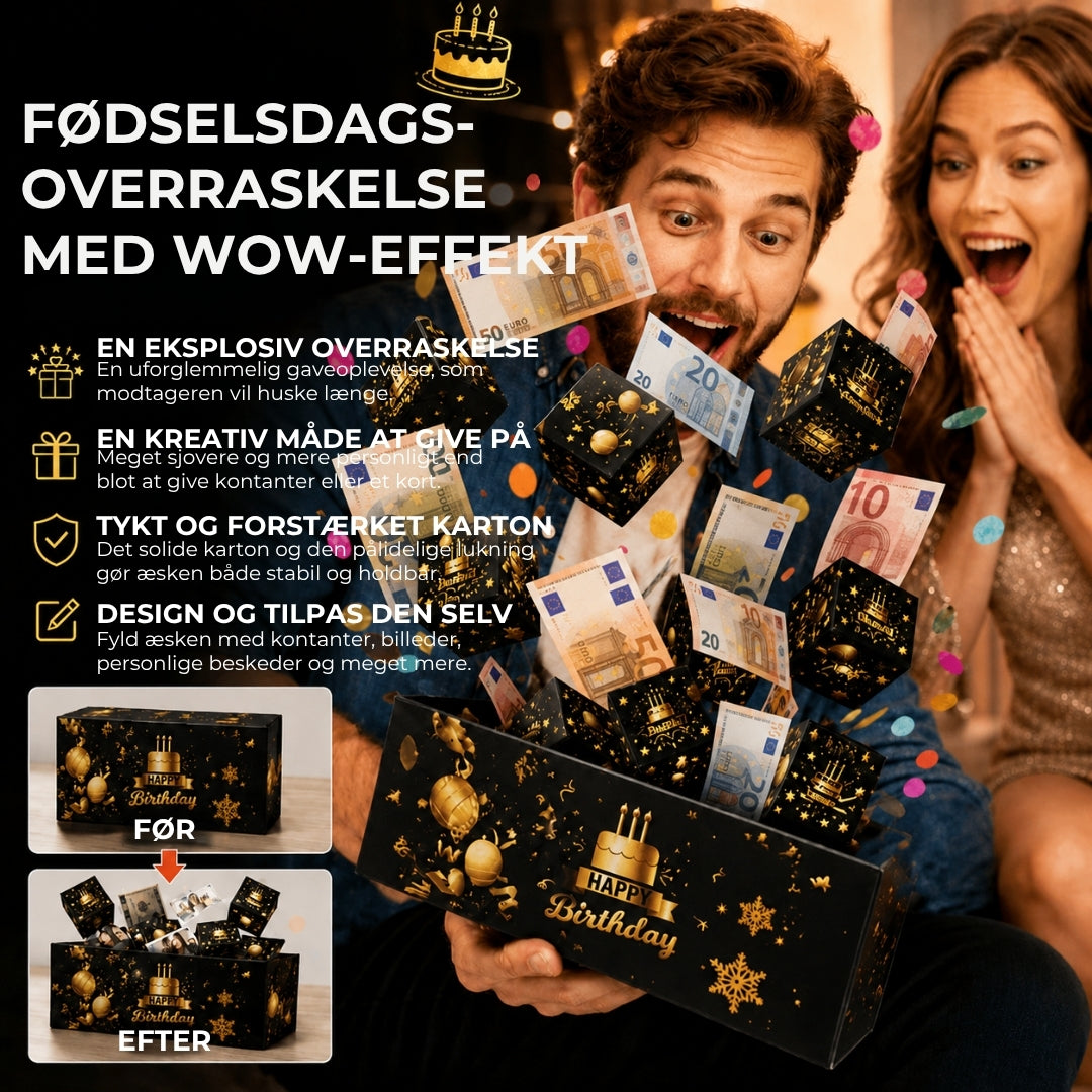 Eksploderende fødselsdagskasse