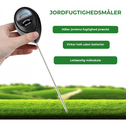 Batterifri jordfugtighedsmåler