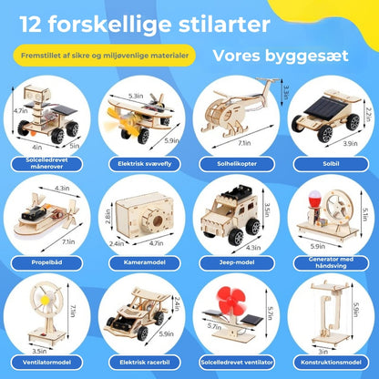 Værktøjsfrit robotbyggesæt