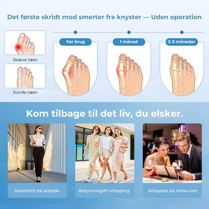 Justerbar støtte til knyster