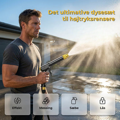 Kraftig sprøjtepistol til haveslange