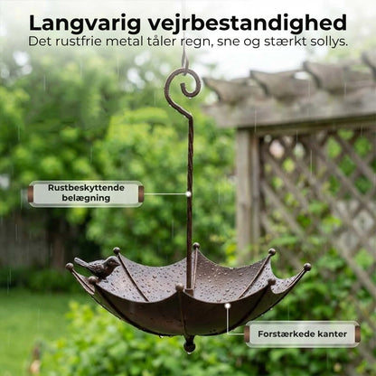 Foder- og vandskål til fugle