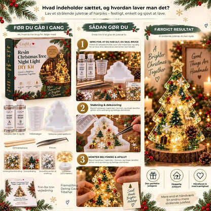 DIY-juletræslampe af harpiks – inkl. vejledning