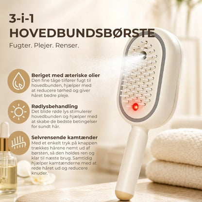 3-i-1 hovedbundsbørste