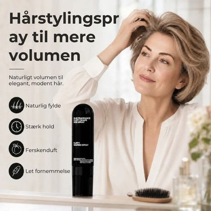 Hårvolumenspray med ferskenduft