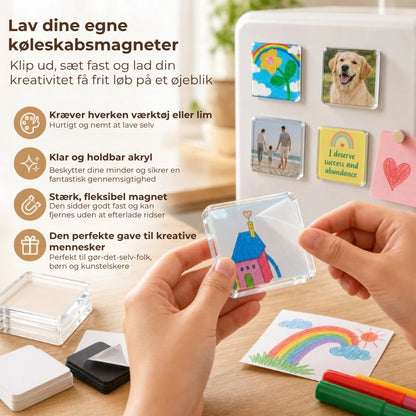 Enkle gør-det-selv-fotomagneter (10 stk.)