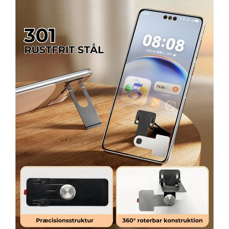 Ultratynd, roterbar telefonholder