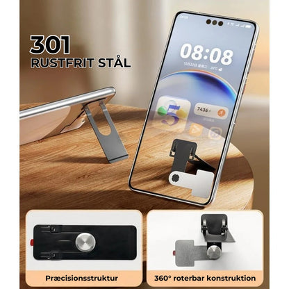 Ultratynd, roterbar telefonholder