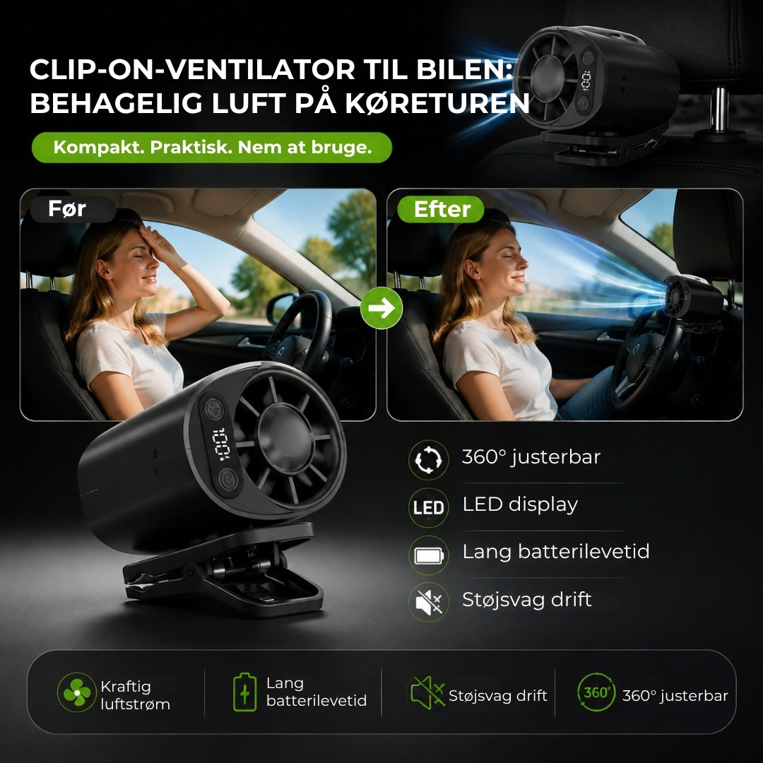 Clip-on-ventilator