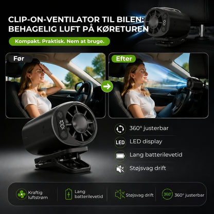 Clip-on-ventilator