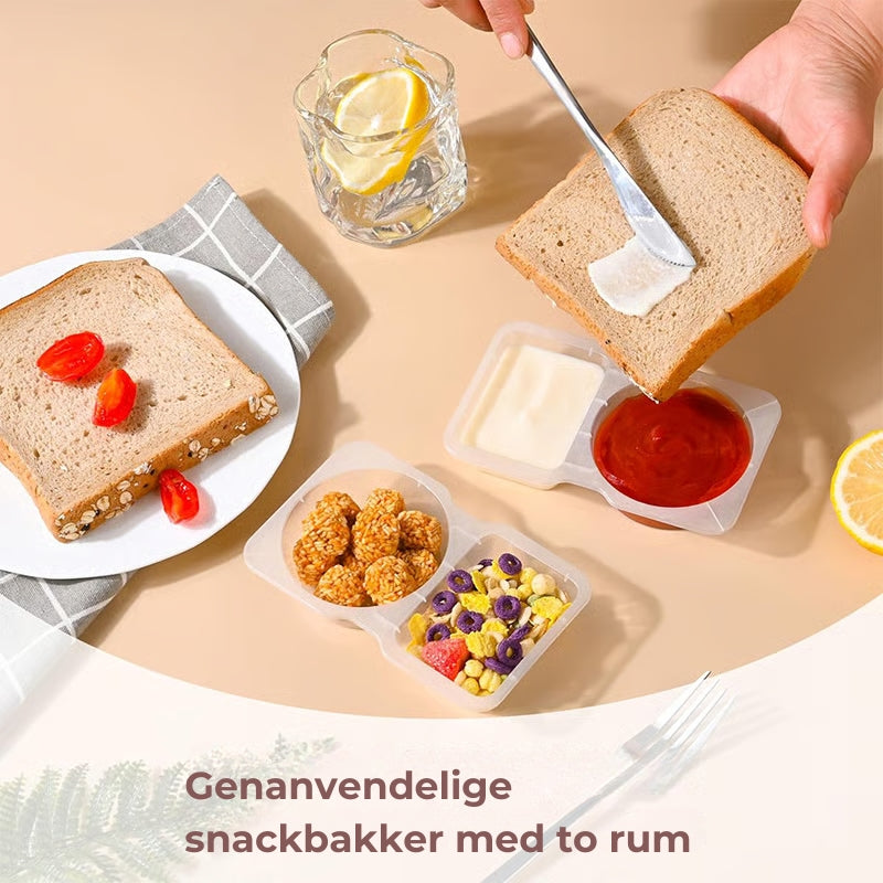 Genanvendelig snackbakke