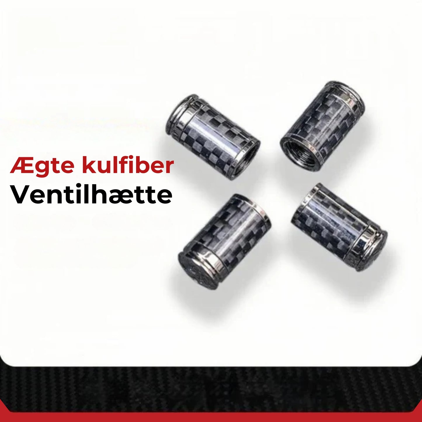 Ventilhætter i kulfiber til dæk – lækagesikkert hjulbeskyttelsessæt