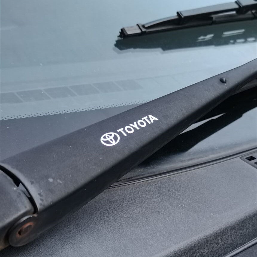 Metalbilklistermærker - 4 stk.