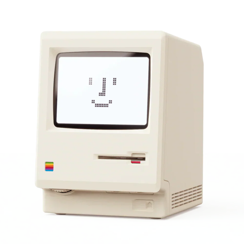 Retro Maclock Mini Mac Ur
