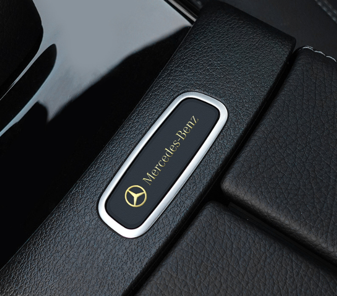 Metalbilklistermærker - 4 stk.