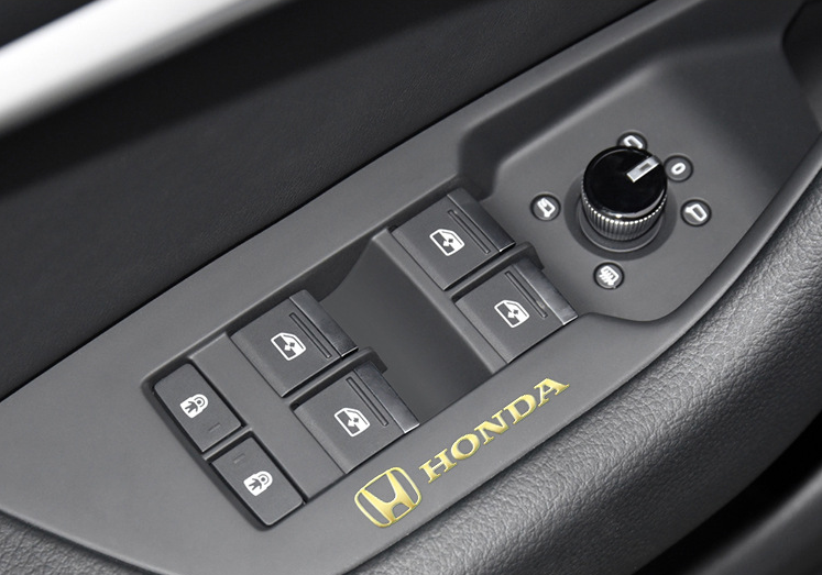 Metalbilklistermærker - 4 stk.