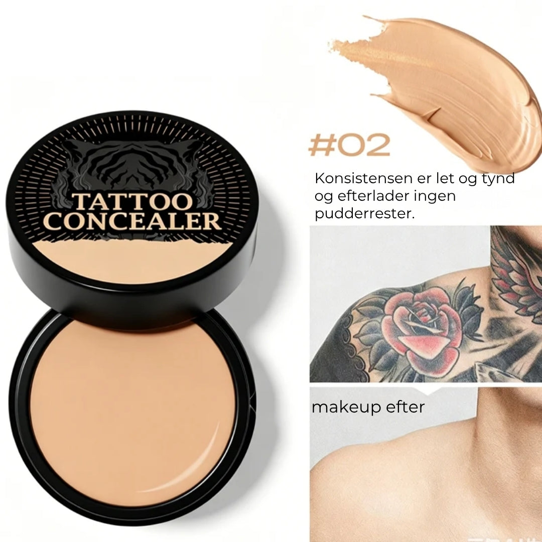 Vandfast concealer til ar og tatoveringer