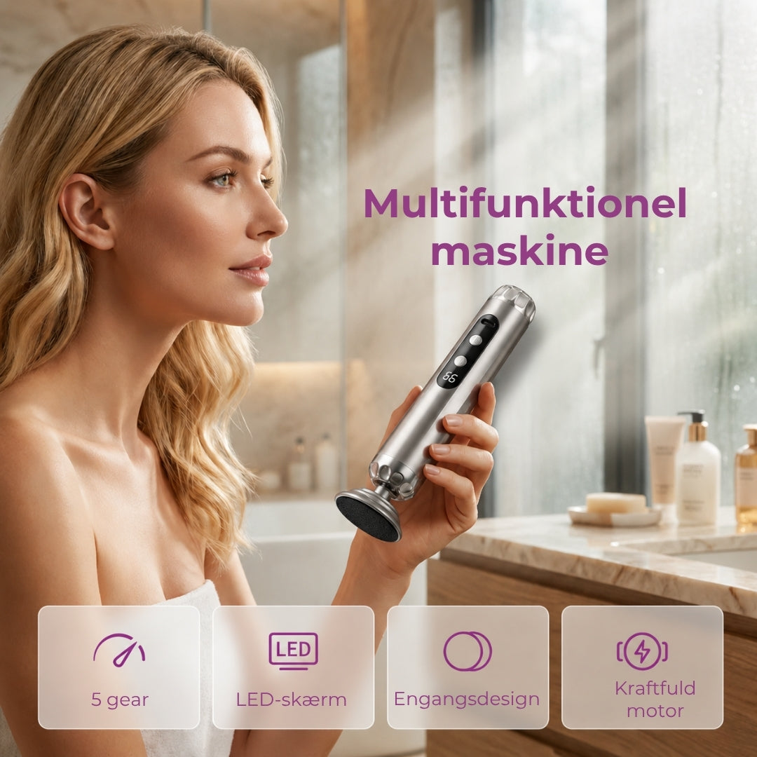 Elektrisk fodfil med 5 hastigheder