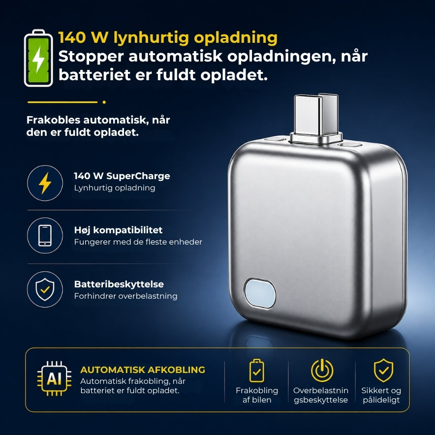 Automatisk slukning af opladeren | Beskyttelse mod overopladning