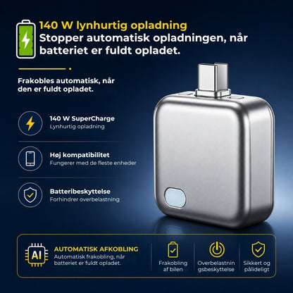 Automatisk slukning af opladeren | Beskyttelse mod overopladning
