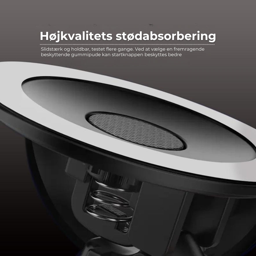 Startknap med metalhåndtag – Funktionel afdækning